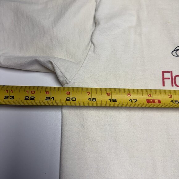 Vintag 80s Walt Disney World Resort Florida T Shirt XL 20.5x25.5 White USA - Picture 13 of 14